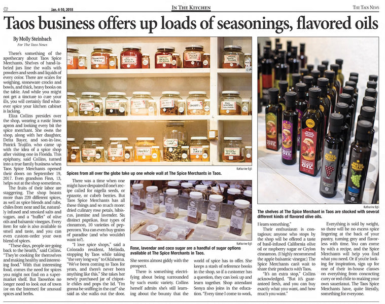 Seasonings & Flavored Oils - Taos News In the Kitchen